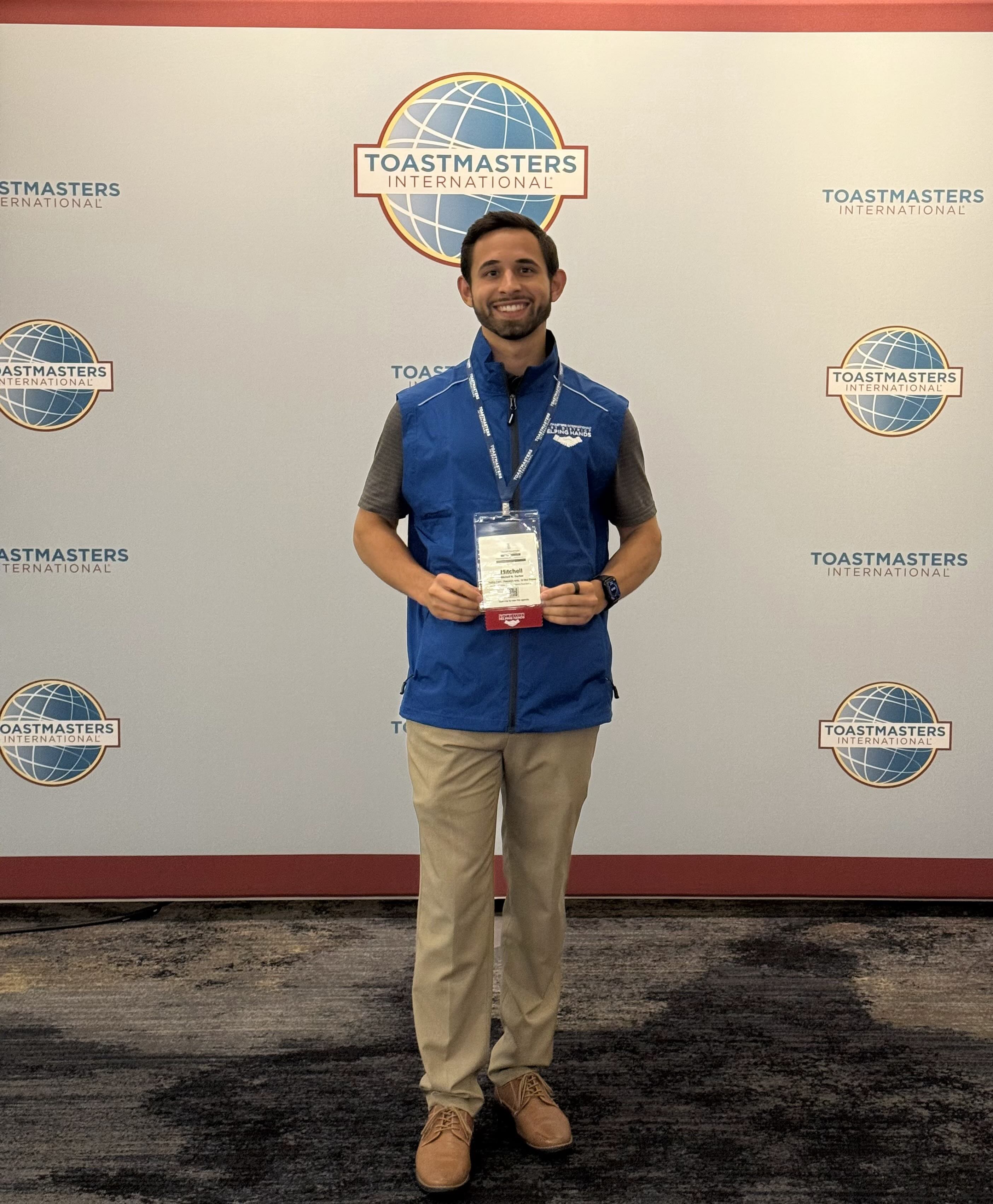 Mitchell Garber at Toastmasters International Convention 2025