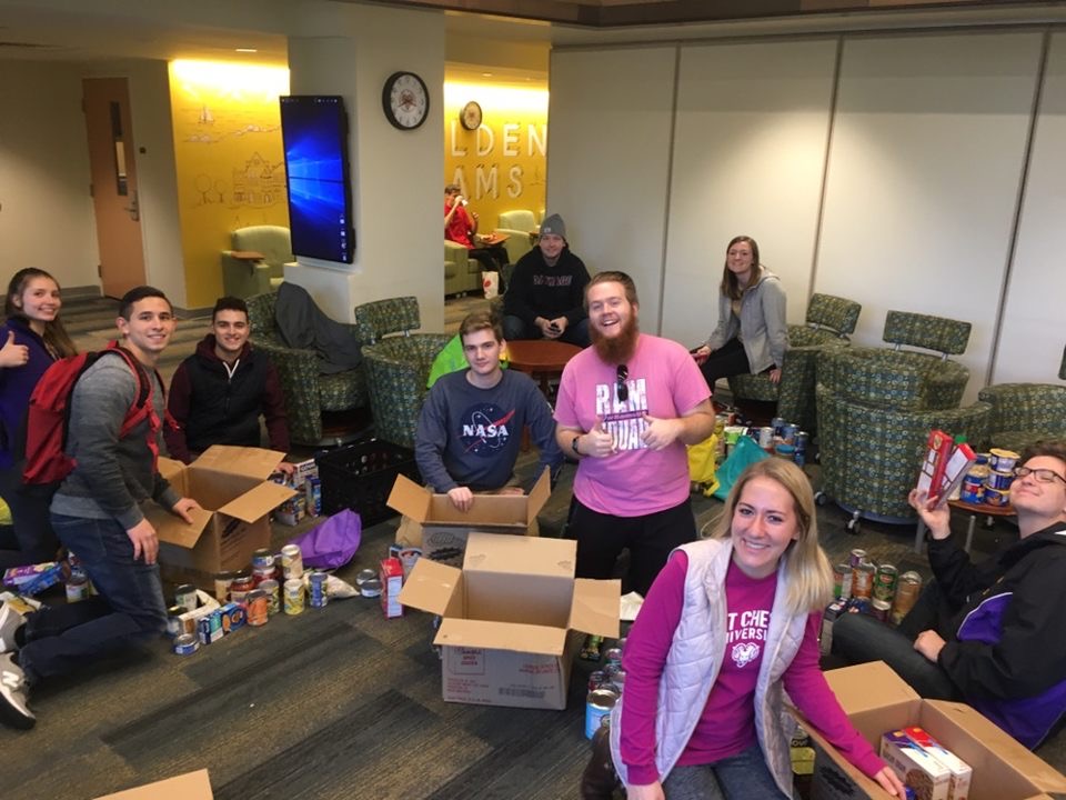 Friars' Society community service at West Chester University